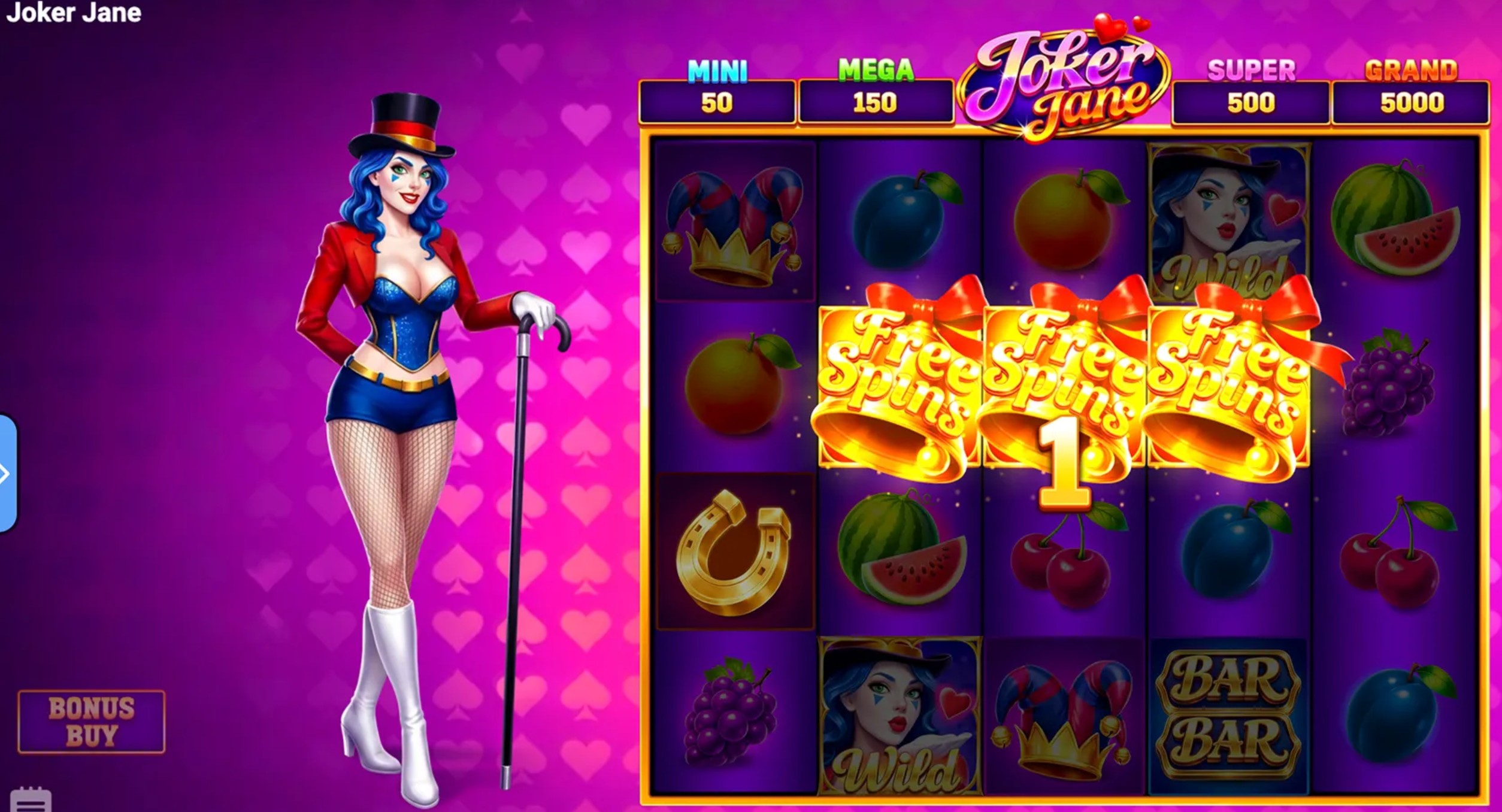 Lancio della slot JokerJane di EvoPlay