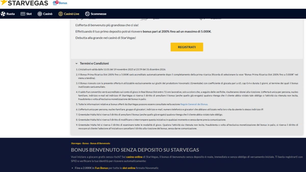 StarVegas casino online